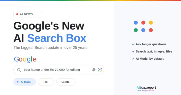Google Just Rebuilt Its Search Box Around AI